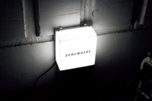 京都〈SOMEWHERE〉店頭サイン