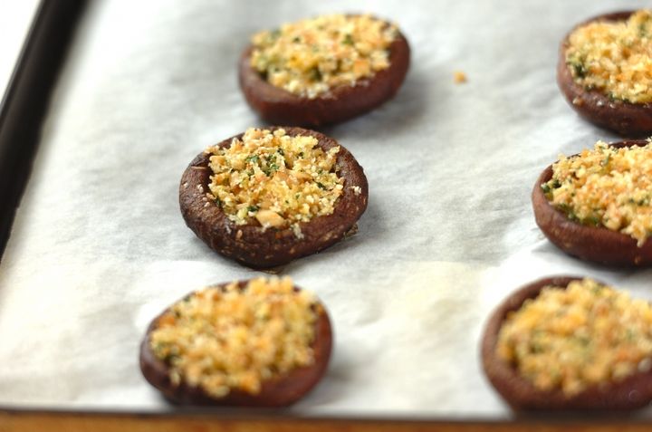 シイタケのパン粉焼きの作り方3