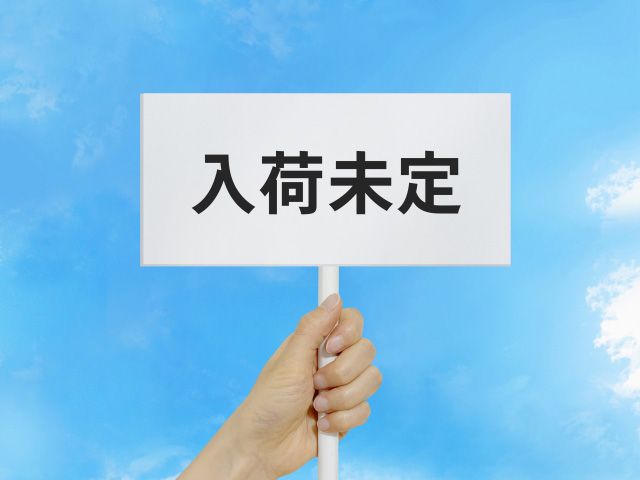 入荷未定