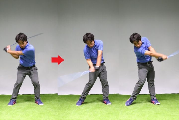 飛距離アップに必要な腕の動きとは？ヒジを曲げて脱力した構えで〝しなり〞が最大に！