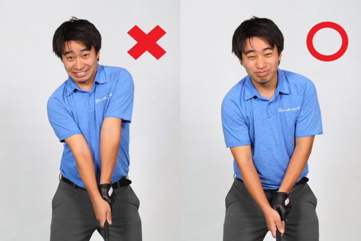 飛距離アップに必要な腕の動きとは？ヒジを曲げて脱力した構えで〝しなり〞が最大に！