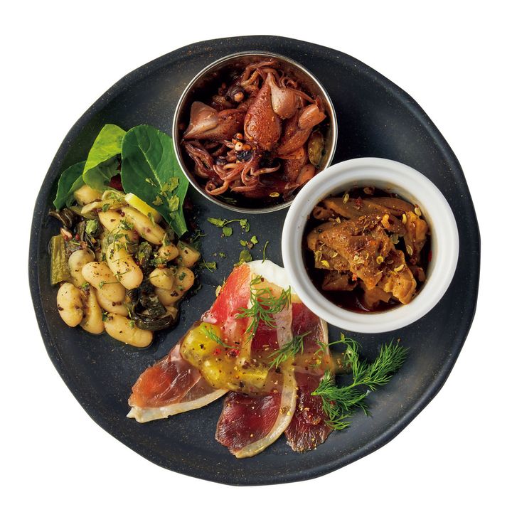 SPICE NERDの前菜盛り合わせ