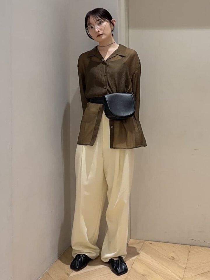 シアーシャツコーデ4