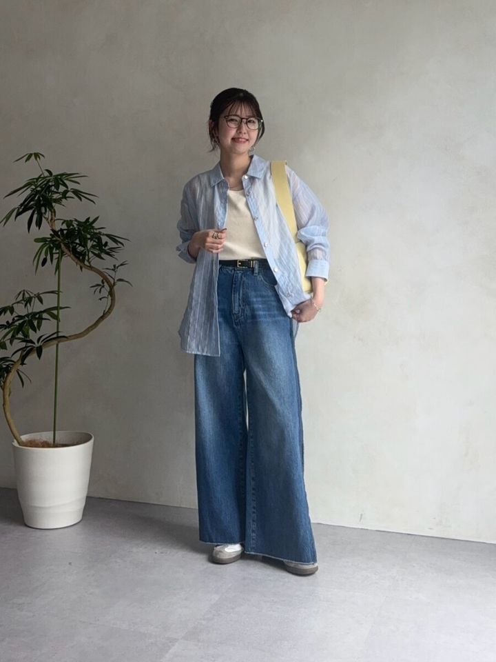 シアーシャツコーデ5