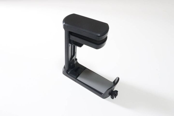 机下収納ヘッドホンホルダーブラック