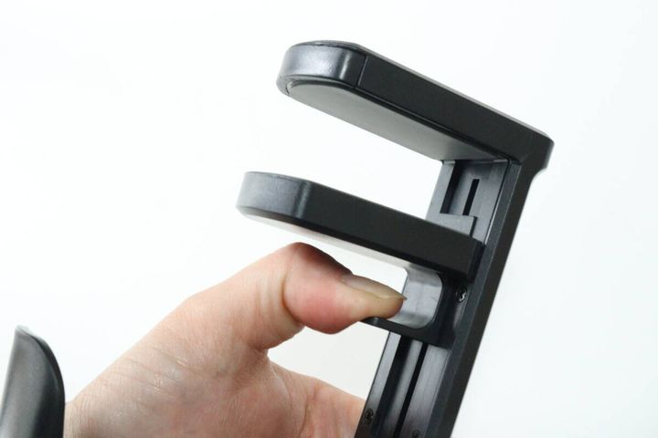 机下収納ヘッドホンホルダーブラック 構造