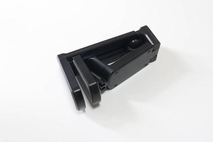 机下収納ヘッドホンホルダーブラック コンパクト