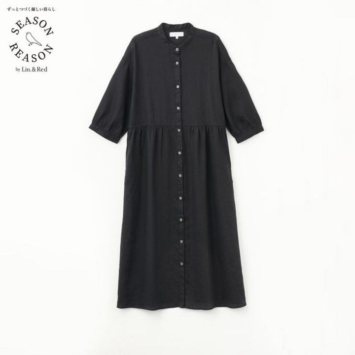 2026春しまむらSEASON REASONリネンワンピース