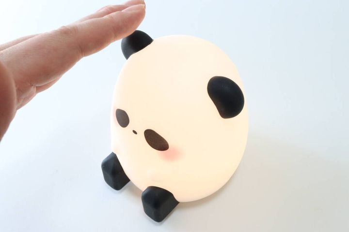 センサーライト（パンダ） 点灯