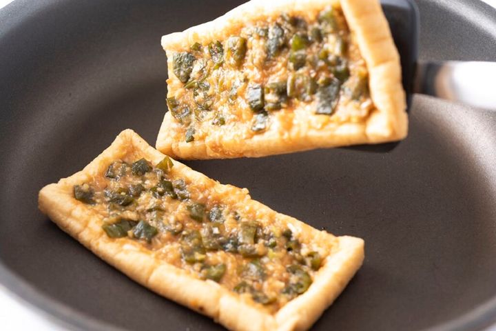 ねぎみそはさみ焼き