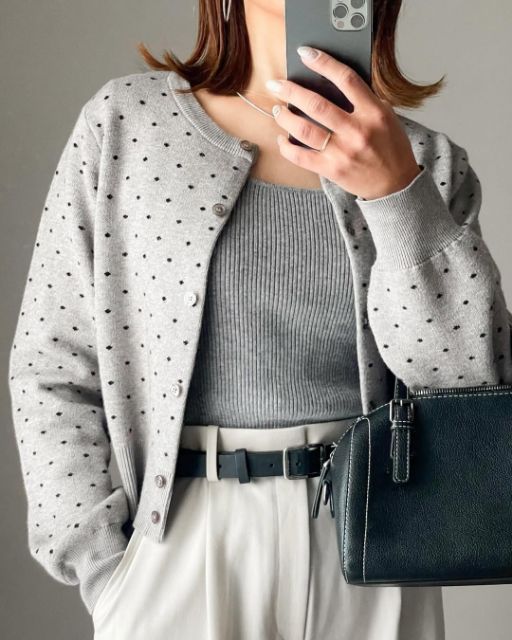 RTN12Gドットガラを着たコーデ