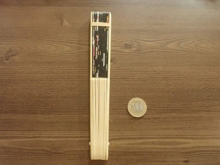 DAISO(ダイソー)：紙扇子(猫と桜)