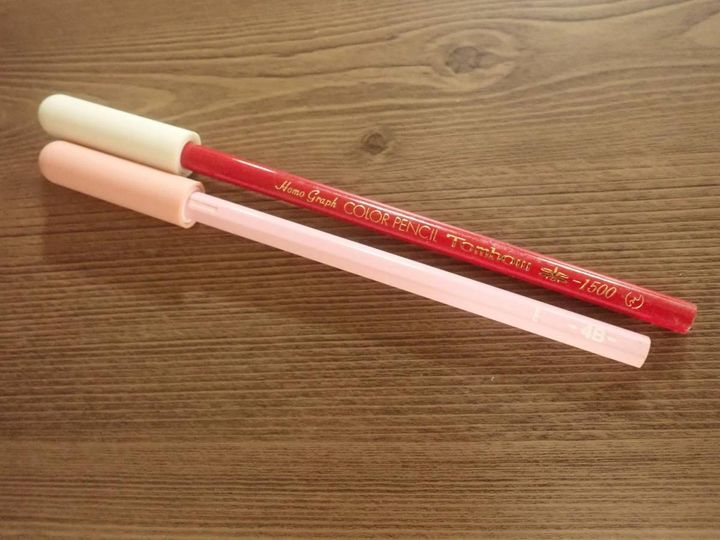 DAISO(ダイソー)：えんぴつキャップ(PMC、アソートA、3個)