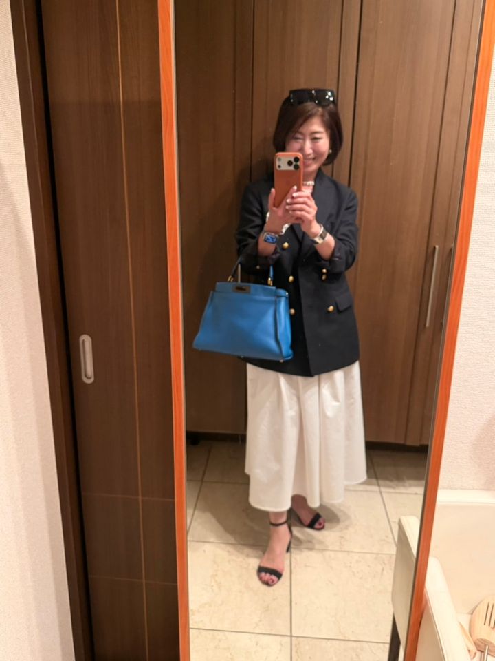 2026年４月_長谷川さん「素敵な大人のごきげんフェス2026」コーデ