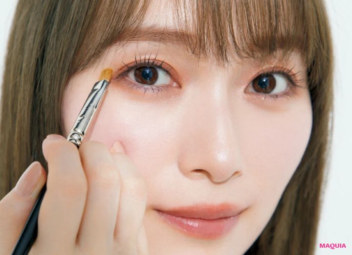 櫻坂46 守屋麗奈さん（れなぁ） リアル愛用コスメでセルフメイク アイシャドウ、まつ毛