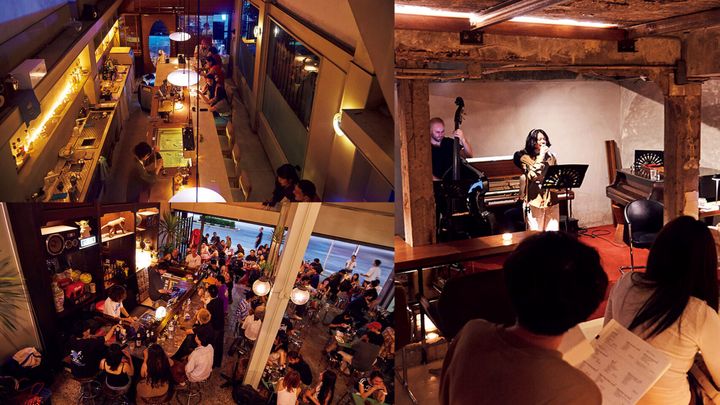 チェンマイ〈バー・サン〉店内、〈YOH〉店内、〈ノアール〉店内