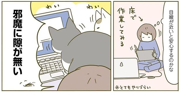  邪魔に隙が無い （C）卵山玉子／KADOKAWA