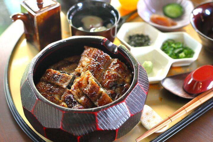 愛知・犬山城下町にオープン。地元産のお米が主役の古民家レストラン「鰻と釜めし 九（ここ）」