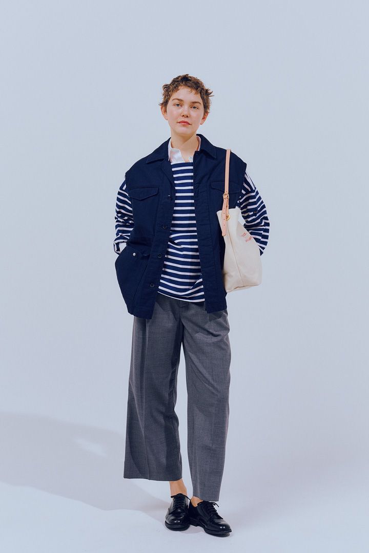 ボーダーコーデはネイビーベースで大人っぽく仕上げて【本日のFUDGE GIRL-4月20日】