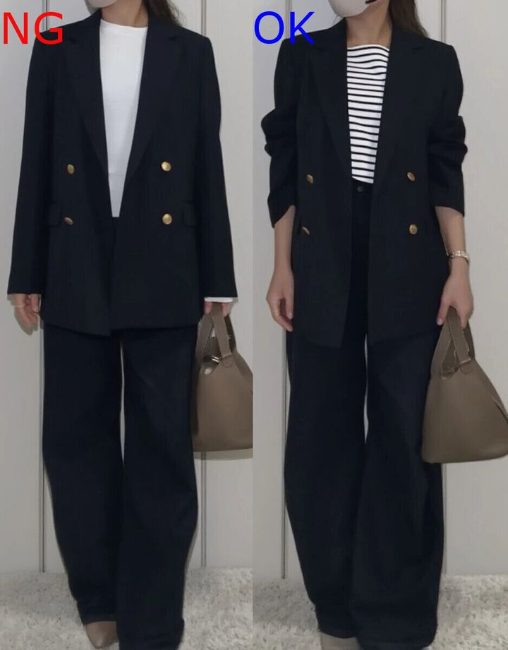 バギーワイドデニムパンツNG＆OKコーデ