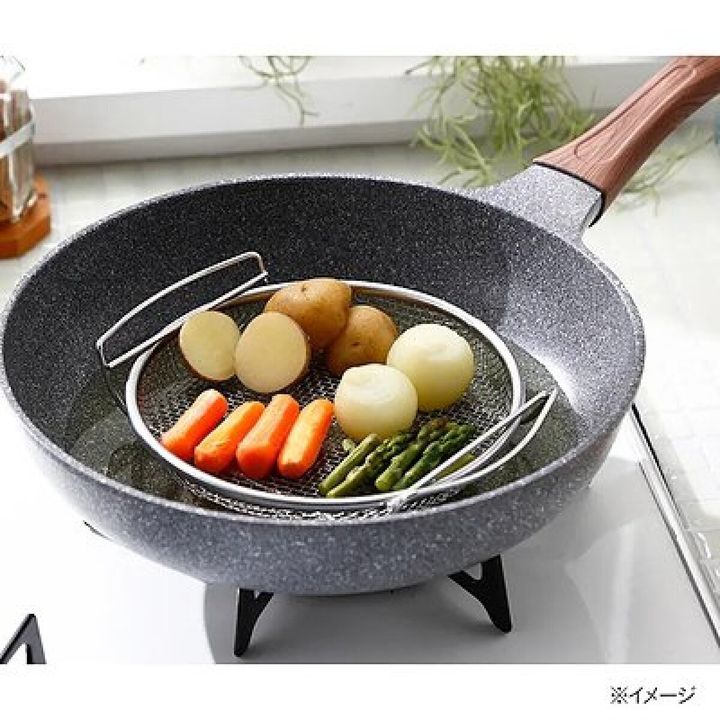 カインズ 食洗機で洗えるフライパンスチーマー