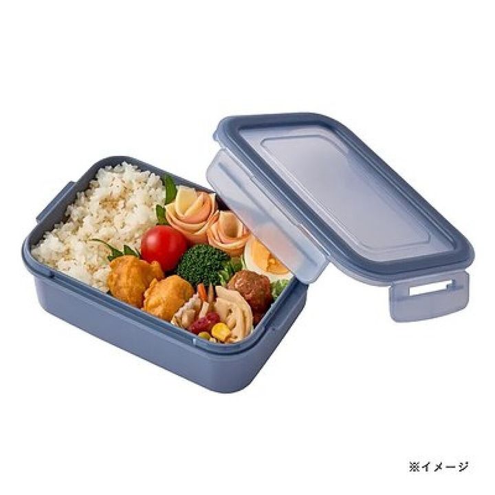 カインズ 洗いやすい弁当箱 850ml ネイビー