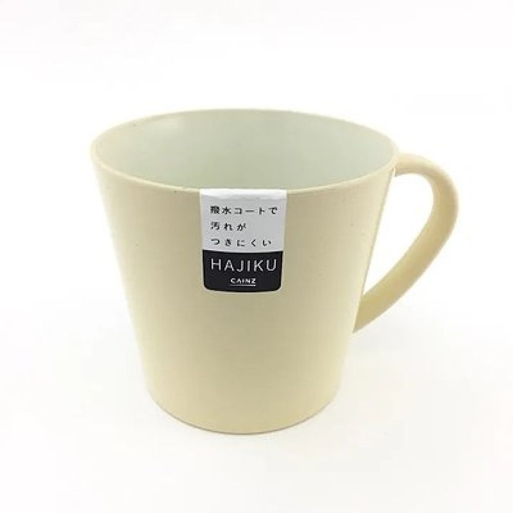 カインズ メモリ付きマグカップ HAJIKU ベージュ