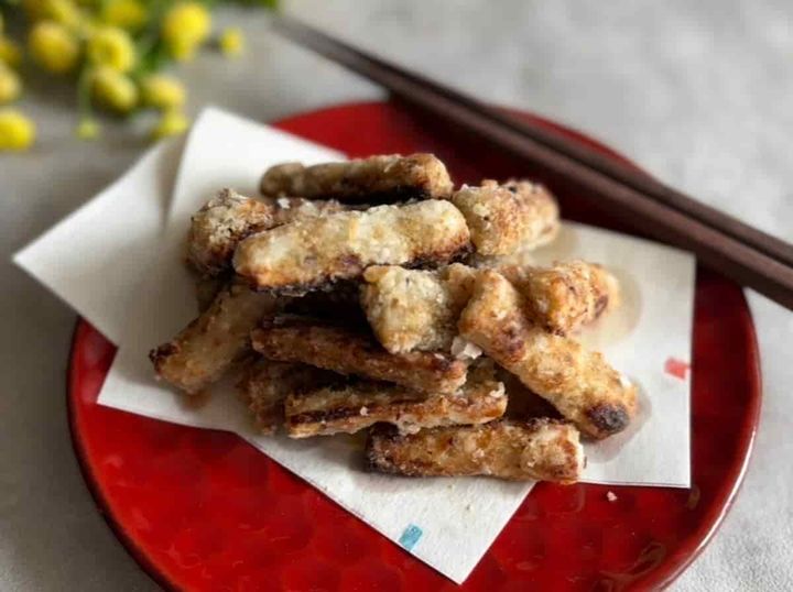 春ごぼうの竜田揚げ