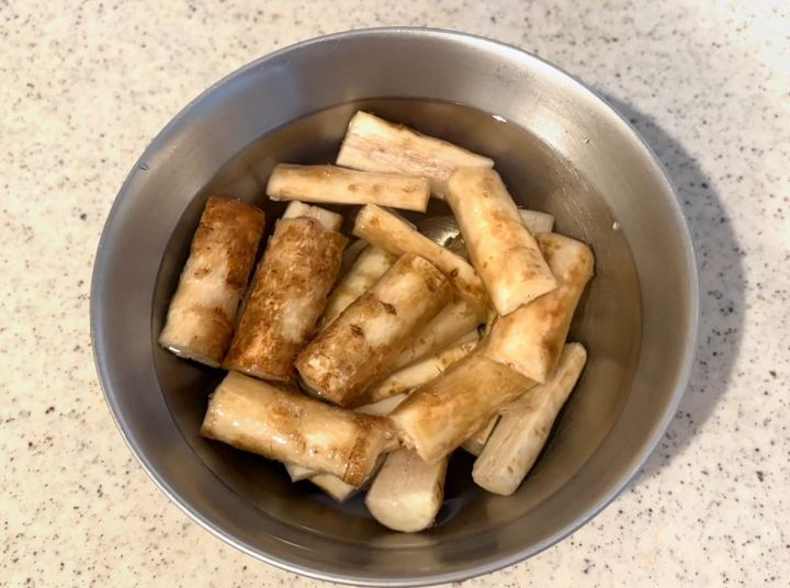 春ごぼうの竜田揚げ