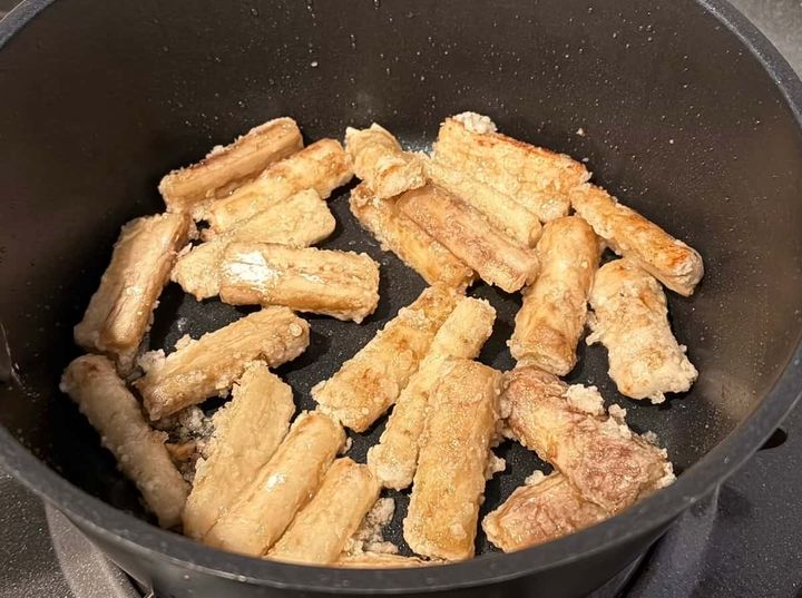 春ごぼうの竜田揚げ