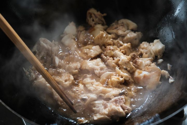 鯛のおぼろをつくる