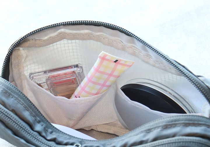 リンネルスノーピークお財布ショルダーバッグ内ポケット