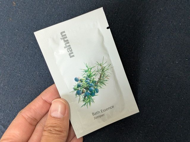 nahrin バスエッセンス ジュニパーのサンプルパック
