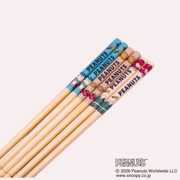 竹箸 21cm (3P) 絵柄