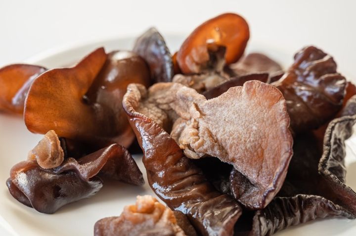 きくらげのクローズアップ写真