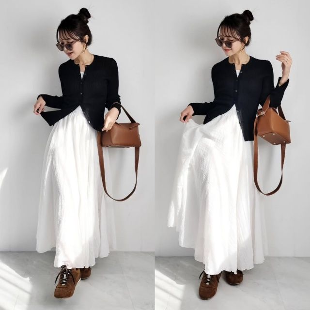 GU「シアーリブカーディガン」