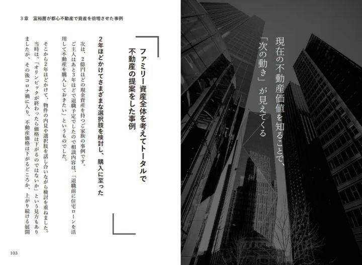 第3章 富裕層が都心不動産で資産を倍増させた事例の誌面イメージ