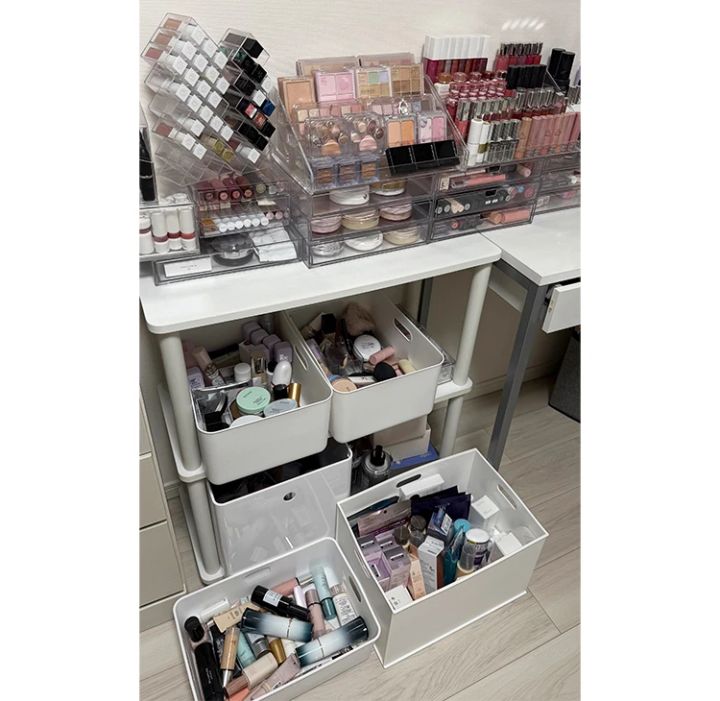 藤原りさ マキアTOPビューティーズ コスメ収納