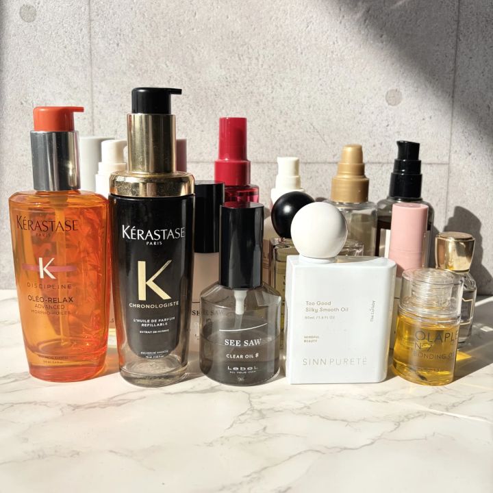 ヘアオイル 使い分け シンピュルテ ケラスターゼ オラプレックス ルベル SEE SAW