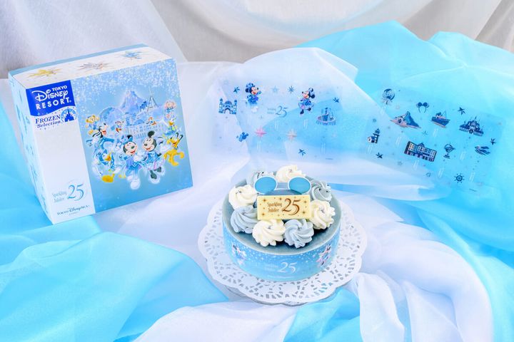 東京ディズニーリゾート・フローズンセレクション「東京ディズニーシー25周年ケーキ」