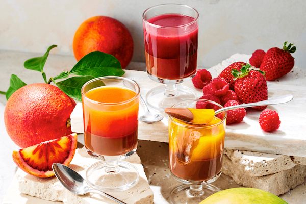 「カカオティエゴカン」が産地限定カカオとフルーツが2層に重なる夏の新作ジュレ発売