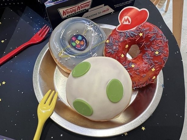 【写真】3種のコラボドーナツが登場