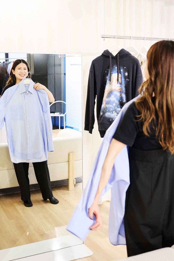 画像: 【ステラ マッカートニー×H&M】コレクション シャツ¥9,999 www2.hm.com