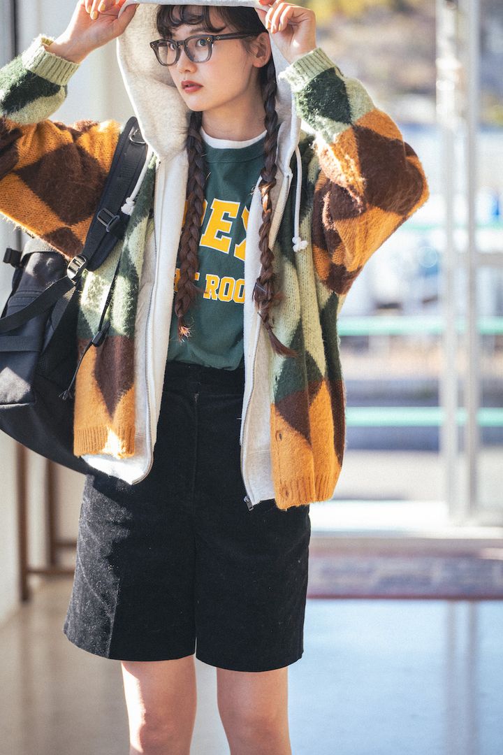 “ハーフパンツ”のお手本コーデ5選。プレッピーに着こなすのが気分【FUDGE FRIEND おしゃれさんの毎日コーディネート】