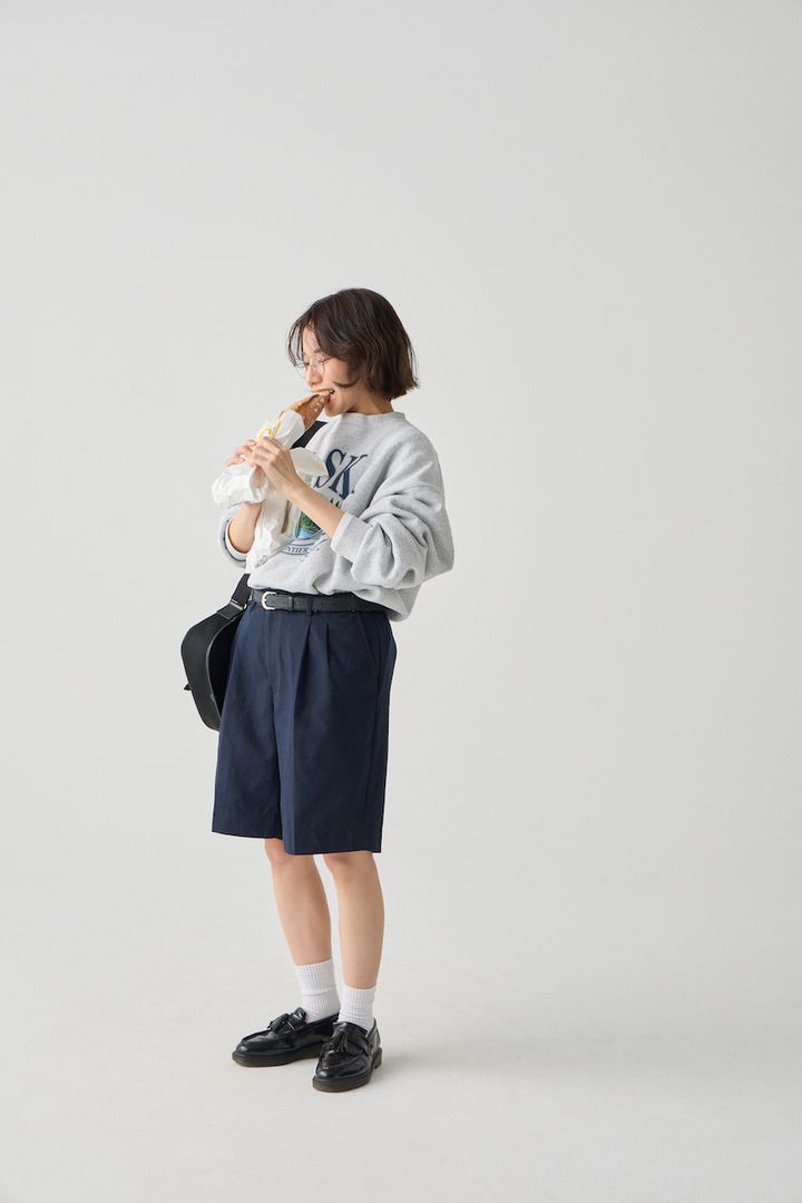 “ハーフパンツ”のお手本コーデ5選。プレッピーに着こなすのが気分【FUDGE FRIEND おしゃれさんの毎日コーディネート】