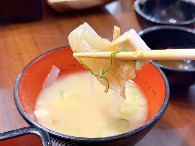 肉が一番 お味噌汁