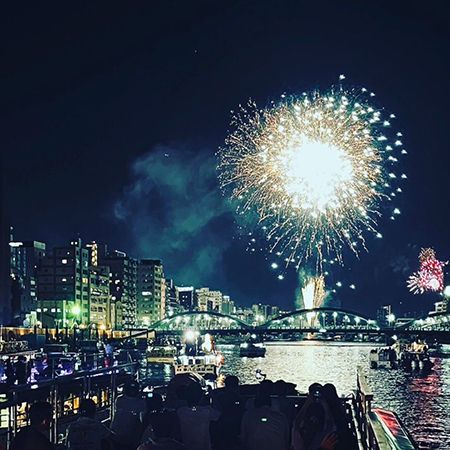 【東京都台東区・墨田区】江戸情緒×贅沢グルメ！晴海屋が隅田川花火大会の屋形船観覧プラン予約受付開始