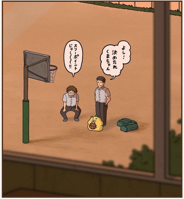 スリーポイントじゃ～！！ (C)ひろくま、おはん、CHOCOLATEInc、（一社）広島県観光連盟（HIT）／KADOKAWA