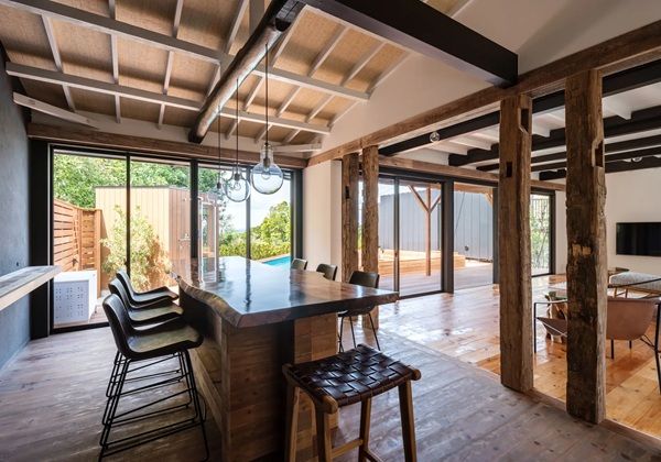 【千葉県富津市】古民家×トレーラーハウス×サウナ＆プールの一棟貸し別荘「海と森と宿 mina-to」OPEN