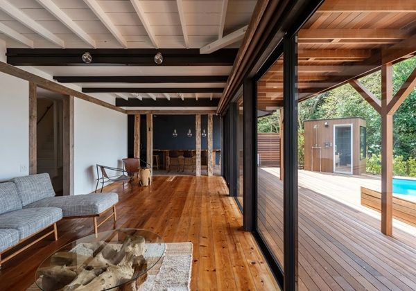 【千葉県富津市】古民家×トレーラーハウス×サウナ＆プールの一棟貸し別荘「海と森と宿 mina-to」OPEN